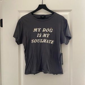 BRAND NEW WILDFOX MY DOG IS MY SOULMATE TSHIRT MEDIUM